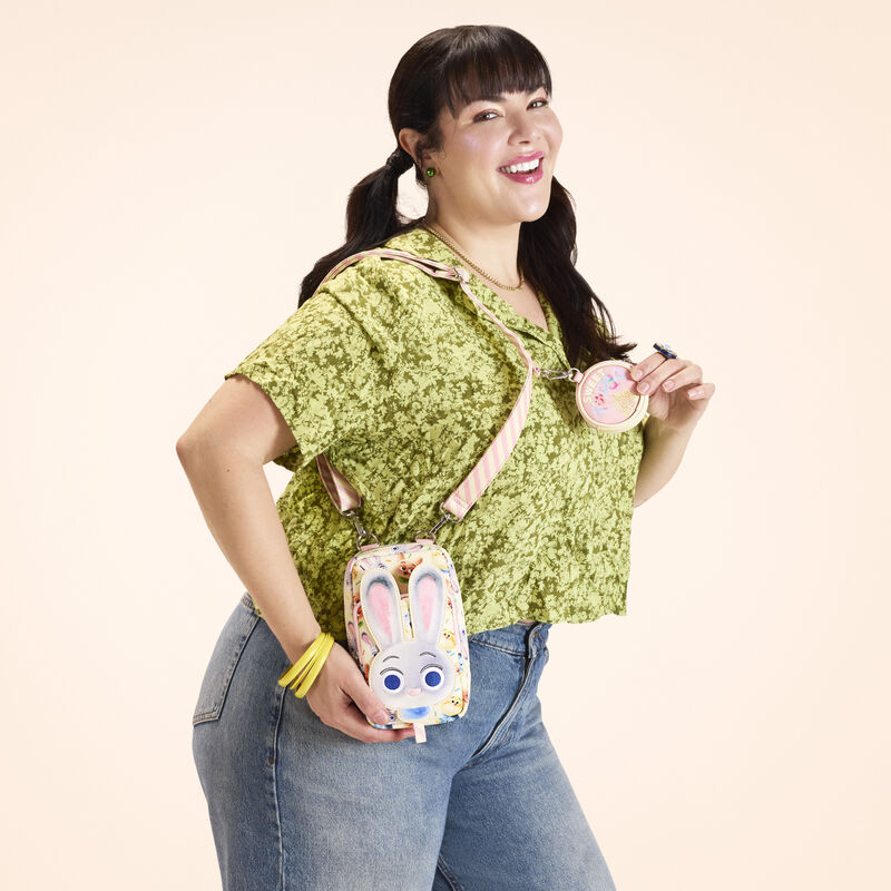 Zootopia 2 Judy Hopps Cosplay Cell Phone Crossbody Bag with Coin Bag LFlifestyle1 view 2